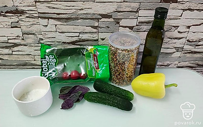 Подготовьте все ингредиенты.