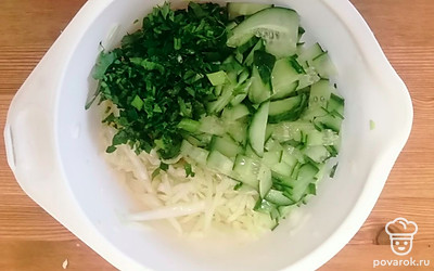 Соединить ингредиенты. 