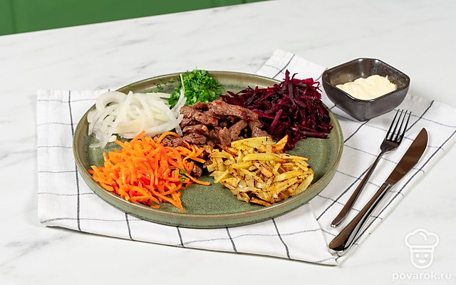 Салат «Чафан» по классическому рецепту — Рецепт с фото