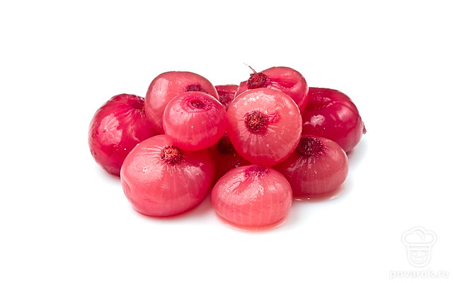 Маринованный лук — Рецепты с ингредиентом