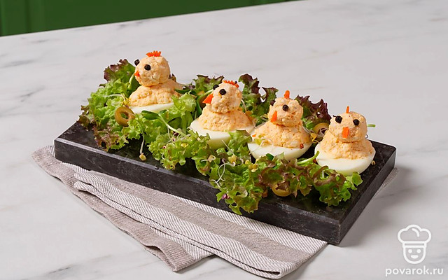 Закуска «Цыпленок» — Рецепт с фото