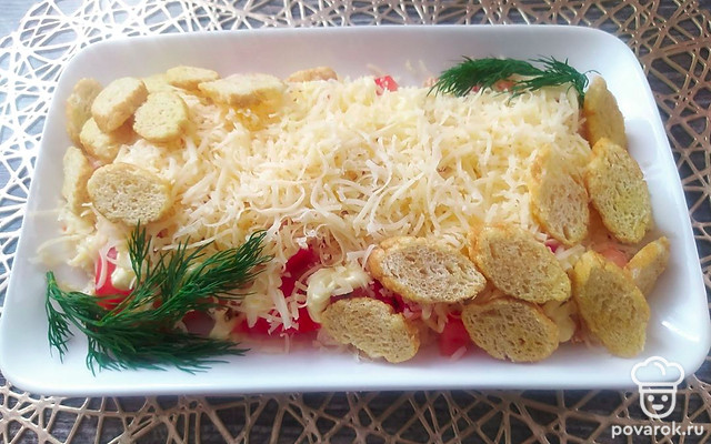 Салат «Курочка под шубкой» — Рецепт с фото