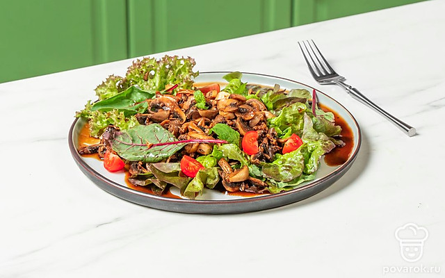 Шампиньоны в соевом соусе — Рецепт с фото