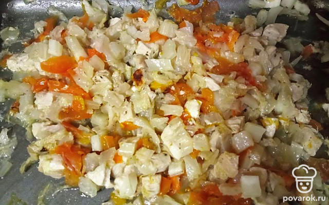 Запеченный салат с пекинской капустой — Рецепт с фото