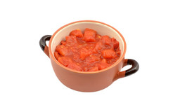 Консервированные помидоры кусочками