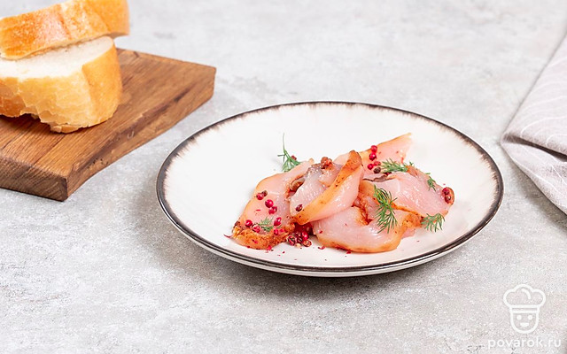 Балык из куриной грудки — Рецепт с фото