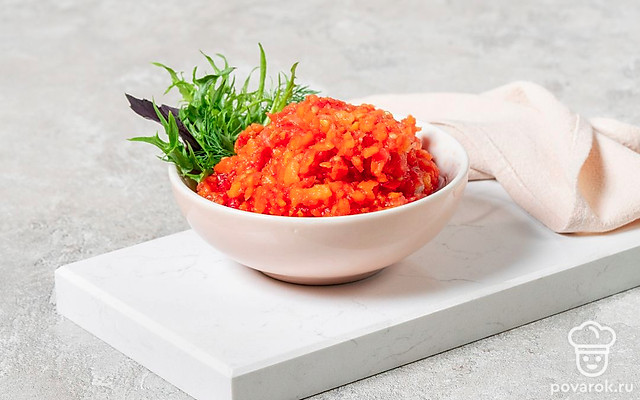 Икра из моркови — Рецепт с фото