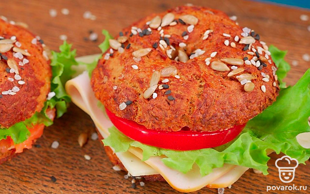 Бейглы из цельнозерновой муки. Здоровое питание с Ольгой — Рецепт с фото