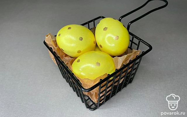 Лимонные яйца на Пасху — Рецепт с фото