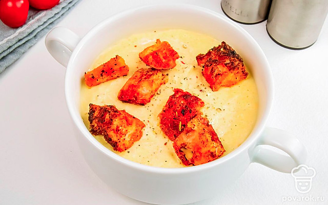 Крем-суп из цветной капусты диетический — Рецепт с фото