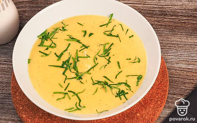 Суп-пюре из сельдерея — Рецепт с фото