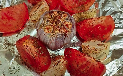 Запекайте 20 минут при 180 градусах. 