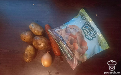 Подготовьте все ингредиенты.