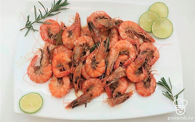 Пикантные тигровые креветки с лаймом — Рецепт с фото