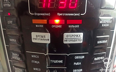 Готовьте на режиме «Суп» 30 минут.