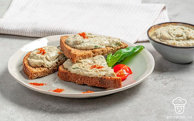 Бабагануш со сметаной — Рецепт с фото