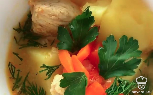 Суп «Шурпа» — Рецепт с фото