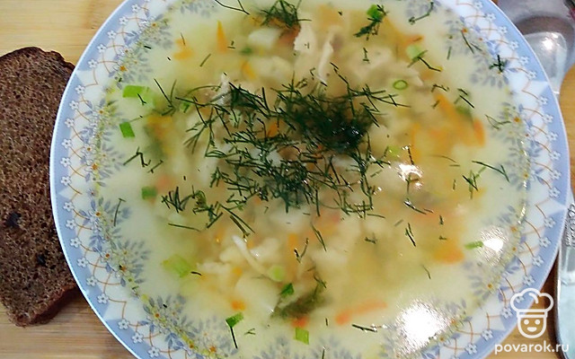 Суп «Затируха» — Рецепт с фото