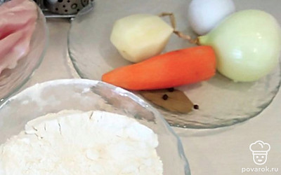 Подготовьте все ингредиенты.