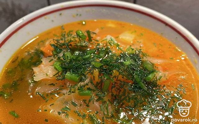 Щи «Быстрые» с вырезкой из свинины — Рецепт с фото