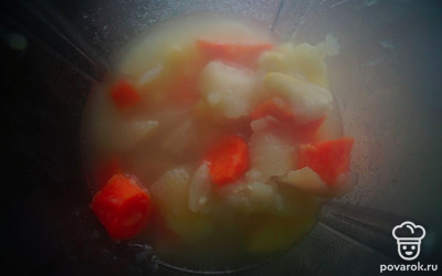 Измельчаем в блендере до однородной массы.