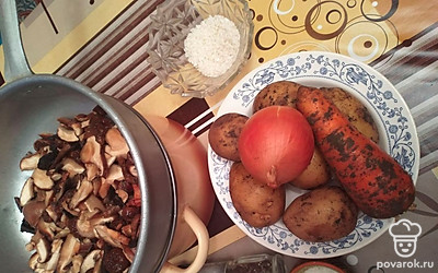 Подготовить все ингредиенты.