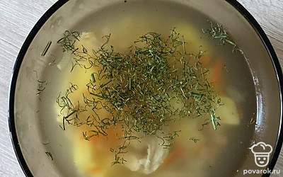 Подавать можно с укропом, приправы добавлять по вкусу.