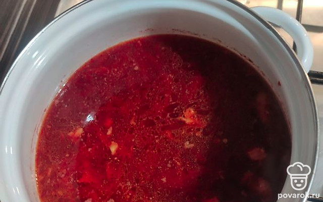 Свекольник со свининой — Рецепт с фото