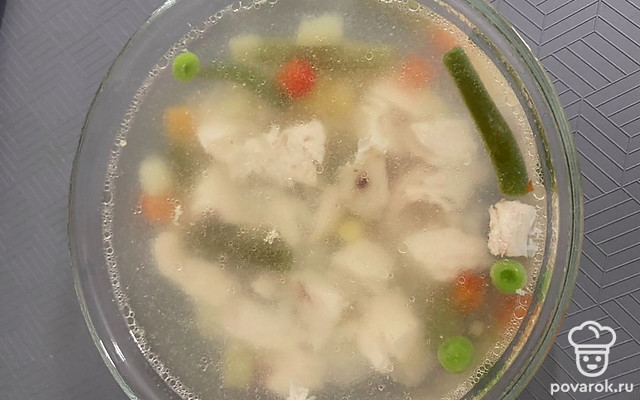 Фитнес-суп с овощной смесью — Рецепт с фото