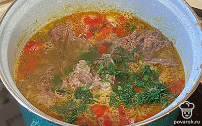 Варите ещё 15 минут суп.