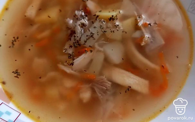 Суп с домашней лапшой — Рецепт с фото