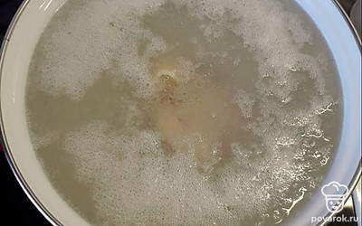 Варим бульон.