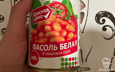 Так как фасоль у меня с томатом, промываю ее для супа.