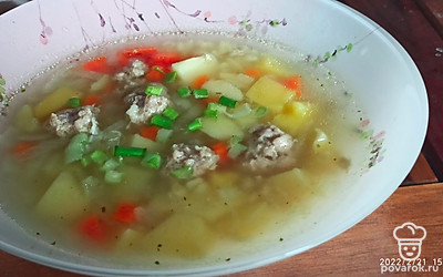 Добавить зелень. Супчик готов! Быстро и вкусно. Подойдёт для детского питания. 