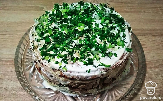 Закусочный картофельный торт с грибами и сыром — Рецепт с фото