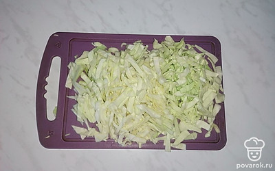 Шинкуем капусту. 