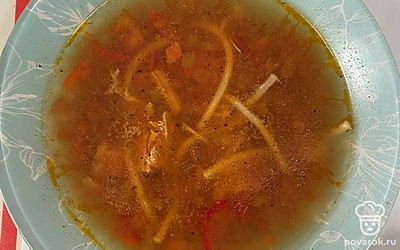 Подаём порционно, по желанию можно добавить специи или украсить зеленью
Приятного аппетита!