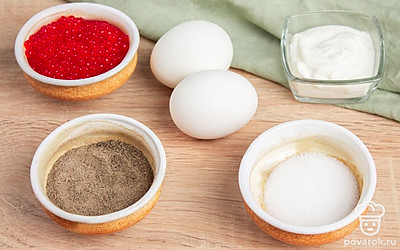 Подготовьте все ингредиенты, яйца сварите вкрутую