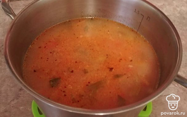 Суп с перловкой а-ля рассольник — Рецепт с фото