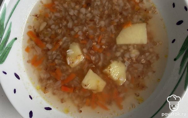 Суп с гречневой кашей — Рецепт с фото