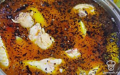 Все перемешать. 