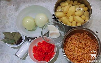 Подготовим все ингредиенты.