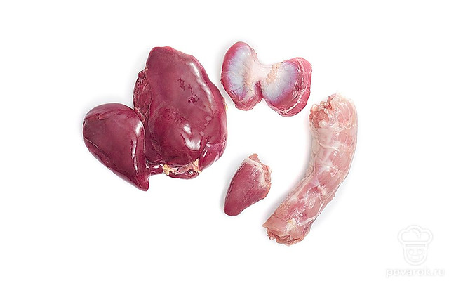 Гусиные потроха — Рецепты с ингредиентом