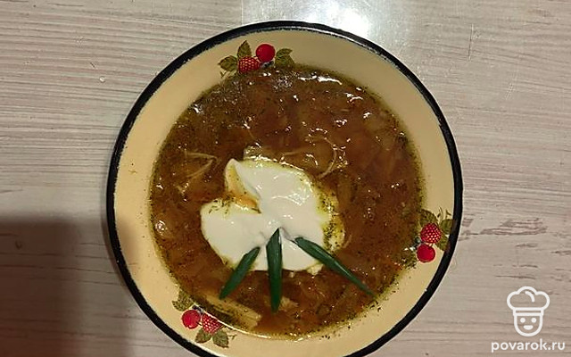 Диетический борщ с курицей — Рецепт с фото