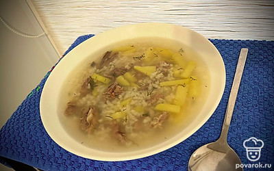 Ароматный суп на обед.