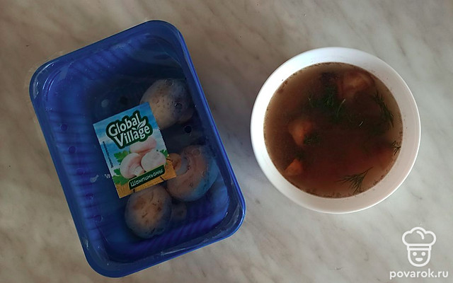 Домашний грибной суп — Рецепт с фото