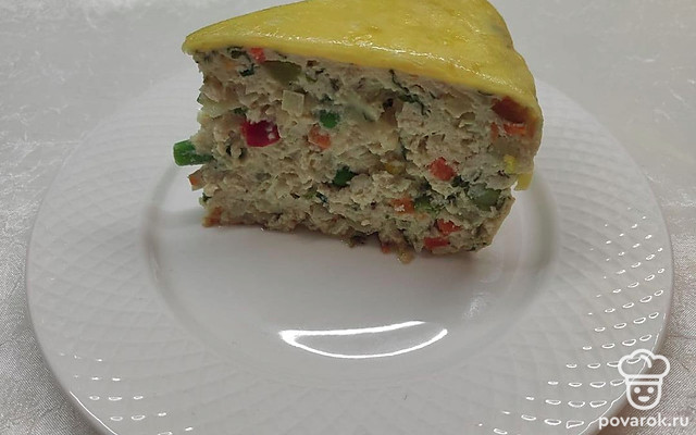 Сочный террин с овощами и сыром в мультиварке — Рецепт с фото