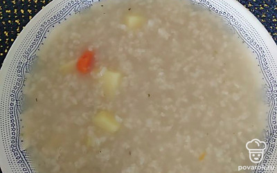 Суп подавать горячим.