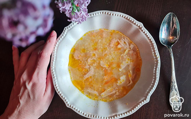 Детский суп из семги — Рецепт с фото