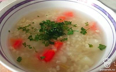 Подавайте с зеленью.